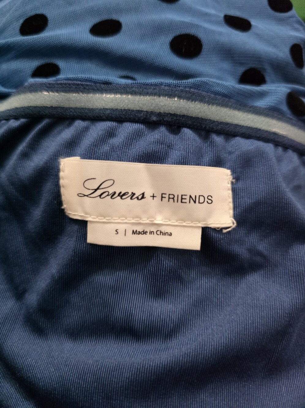 Lovers+Friends Long Sleeve Royce Blue Bodysuit - Picture 6 of 8